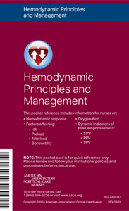 AACN Hemodynamic Principles and Management Pocket Reference Card