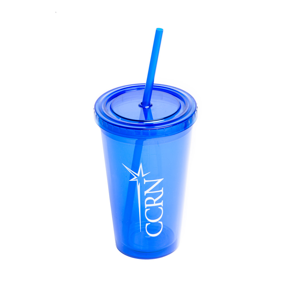 CCRN To Go Cup with straw